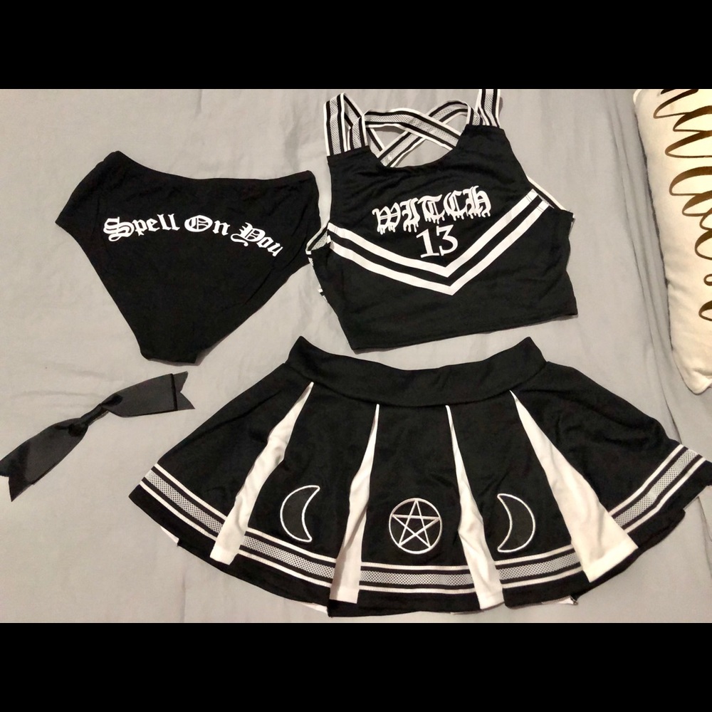✨ dollskill coven cheerleader costume ✨